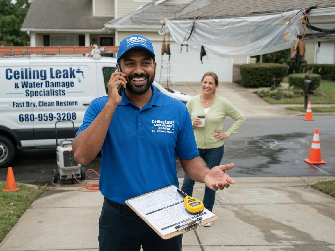 Ceiling Leak Cleanup Mulberry Grove, IL FAQs